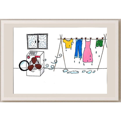 Chan Hoi Yan 35x25cm Orijinal Karikatür BOD01004