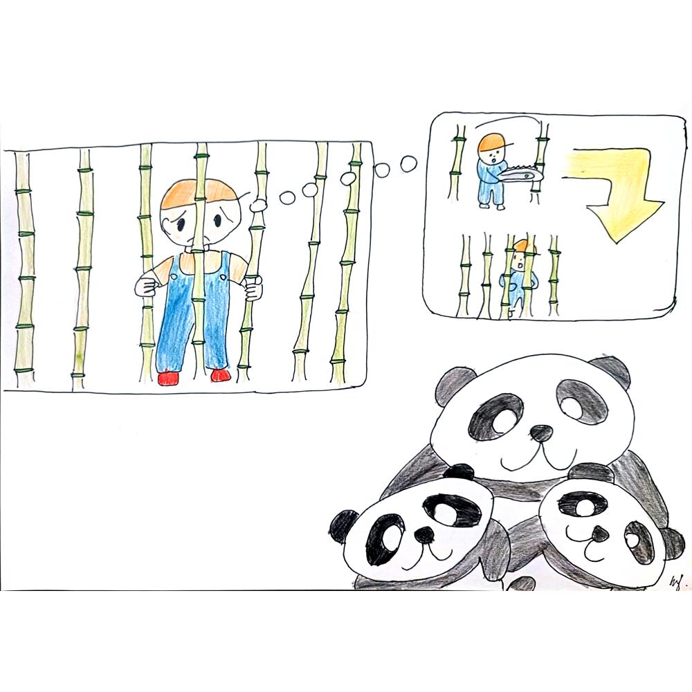 Ho Jocelyn Yi Wun 35x25cm Orijinal Karikatür BOD01008