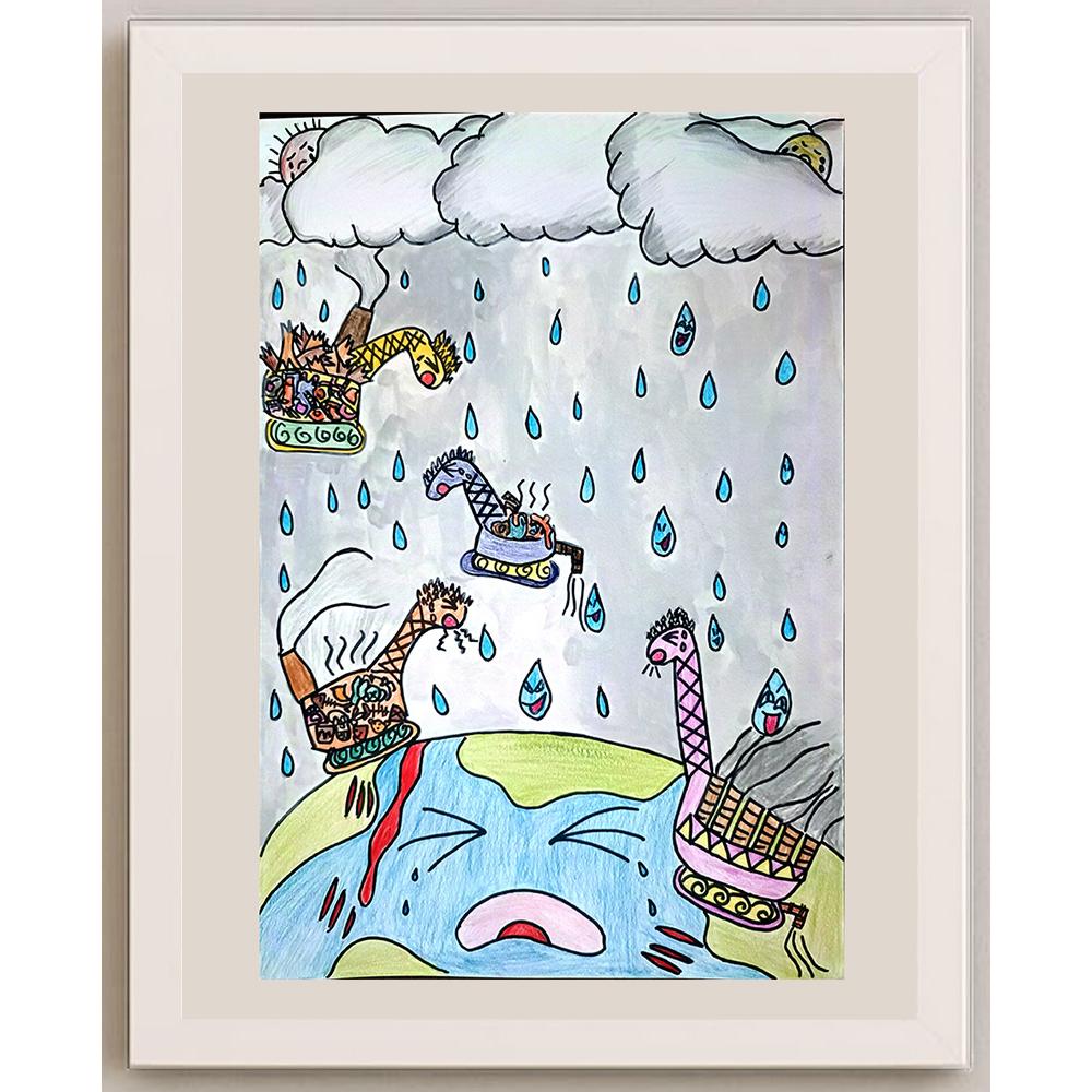 Chung Hiu Ying 35x25cm Orijinal Karikatür BOD01010