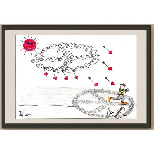 Chelsie 35x25cm Orijinal Karikatür BOD01011