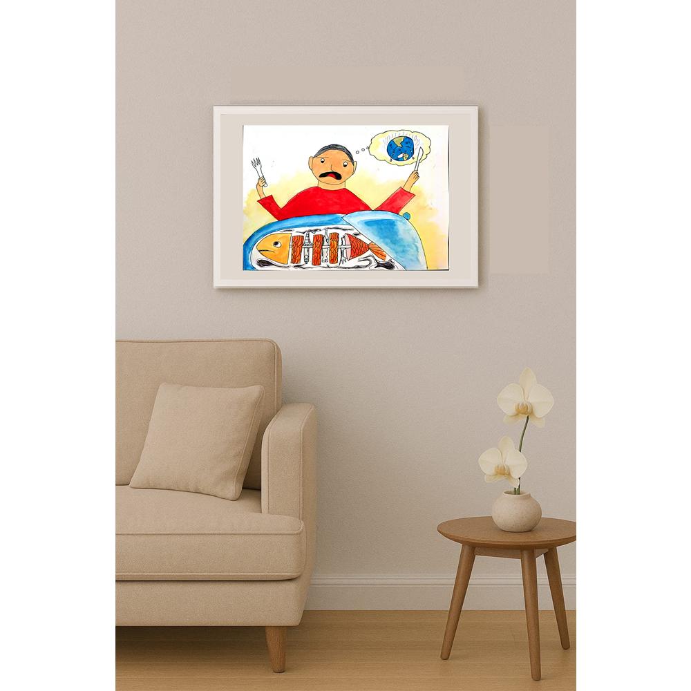 Cheung Conniz 35x25cm Orijinal Karikatür BOD01016