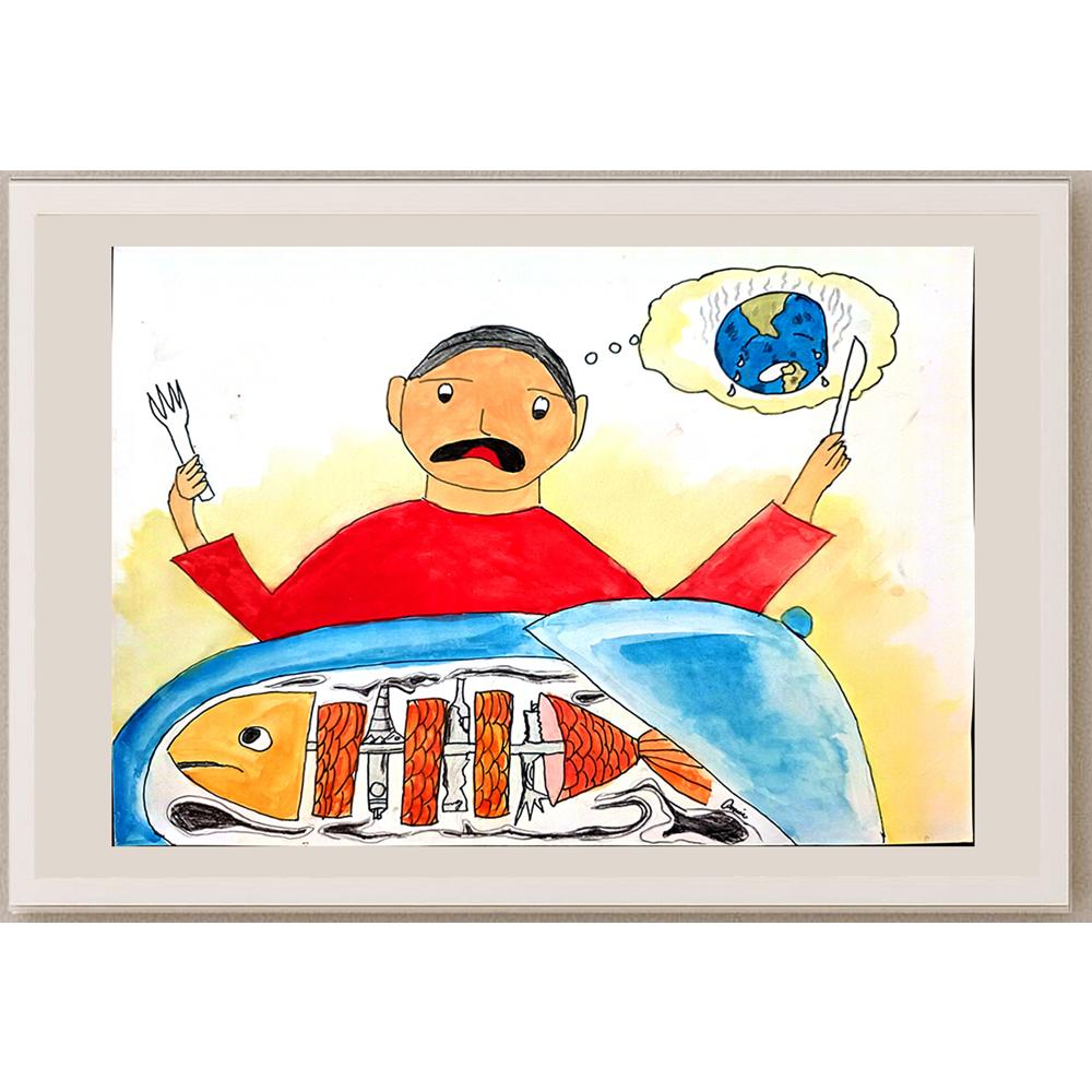 Cheung Conniz 35x25cm Orijinal Karikatür BOD01016