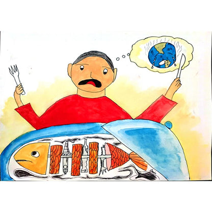 Cheung Conniz 35x25cm Orijinal Karikatür BOD01016