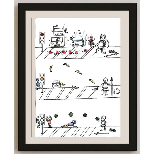 Stanley Tang 43x30cm Orijinal Karikatür BOD01021