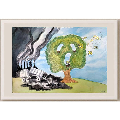 Tin Chi Ting Coco 43x30cm Orijinal Karikatür BOD01024