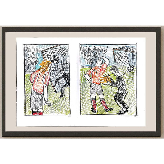Beliaev Leonid 43x30cm Orijinal Karikatür BOD01030