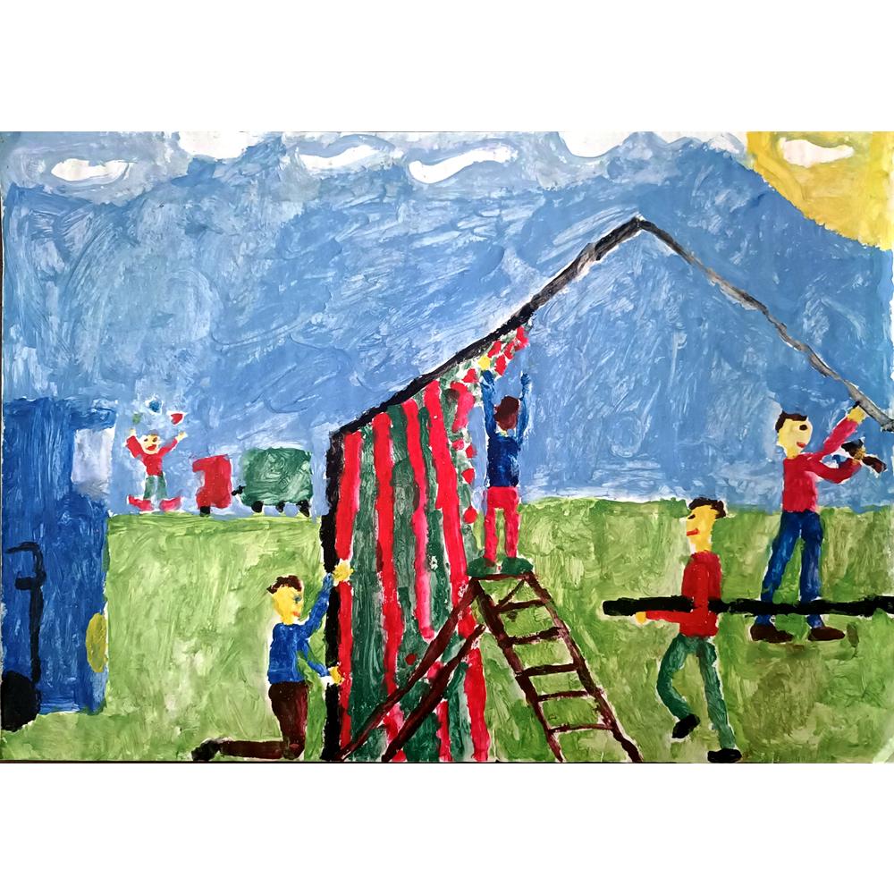 Viktoria Loboda 43x30cm Orijinal Karikatür BOD01041