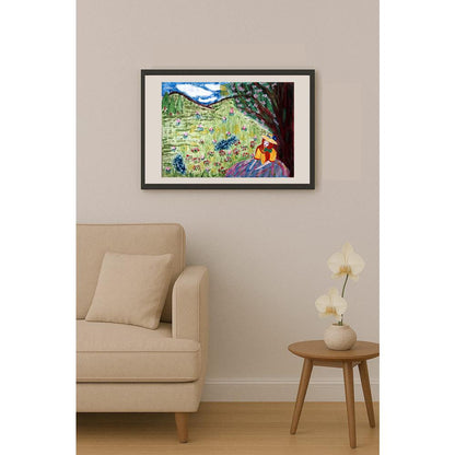 Adela Juras 43x30cm Orijinal Karikatür BOD01049