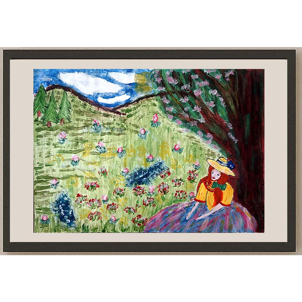 Adela Juras 43x30cm Orijinal Karikatür BOD01049