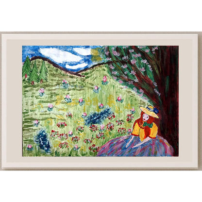 Adela Juras 43x30cm Orijinal Karikatür BOD01049