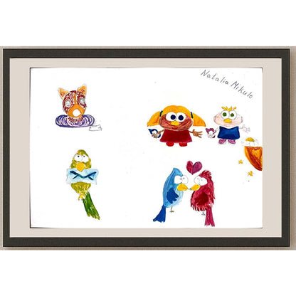 Natalia Mikulo 29x21cm Orijinal Karikatür BOD01059