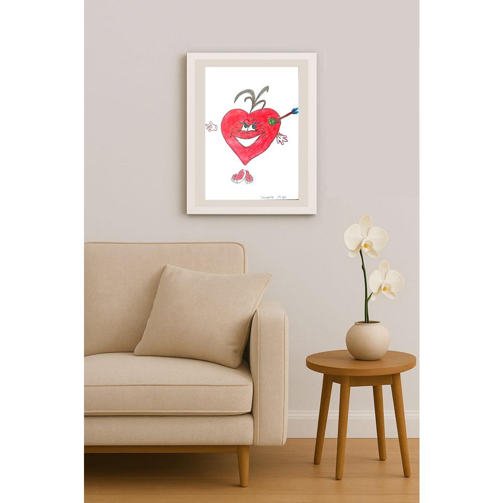 Cherepaha Andrew 29x21cm Orijinal Karikatür BOD01069