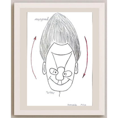 Cherepaha Andrew 29x21cm Orijinal Karikatür BOD01071