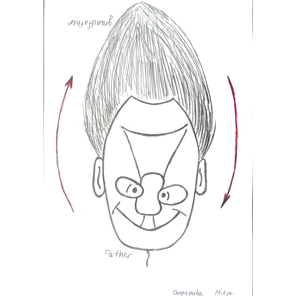 Cherepaha Andrew 29x21cm Orijinal Karikatür BOD01071