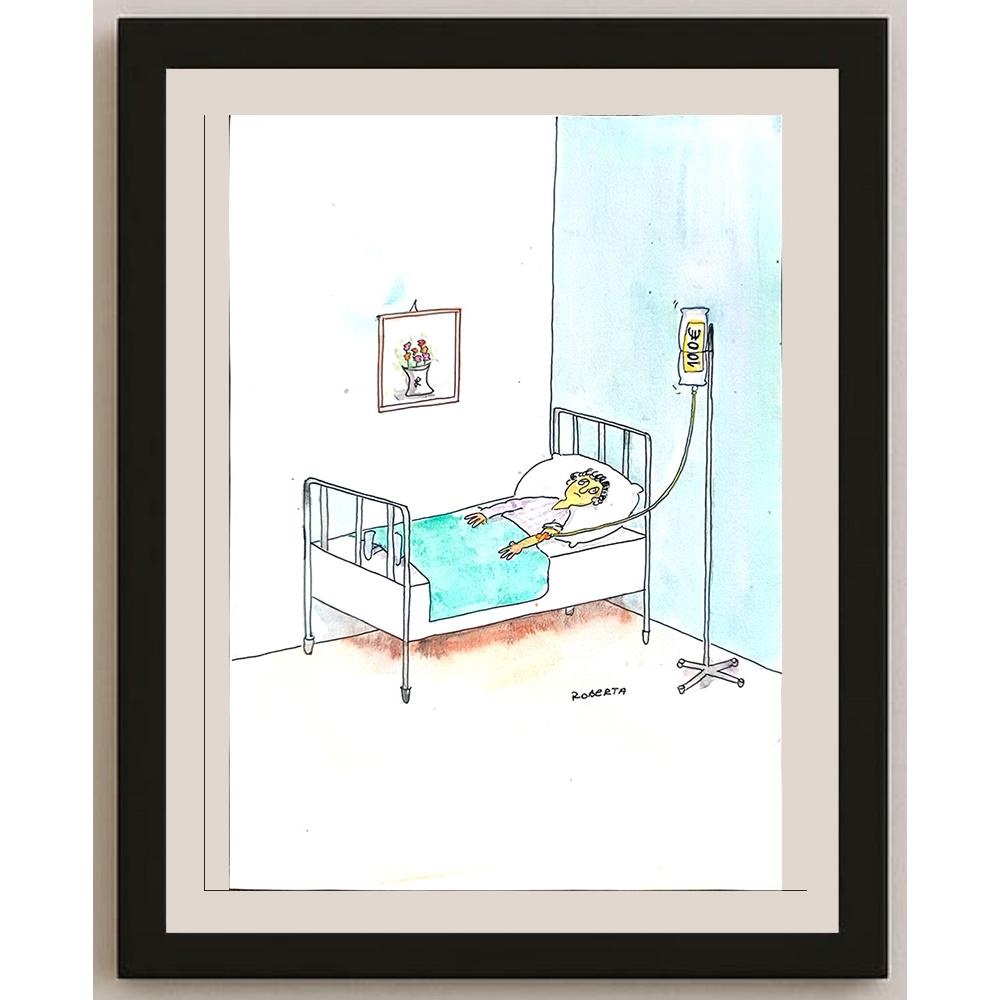 Roberta Patraşcan 29x21cm Orijinal Karikatür BOD01072