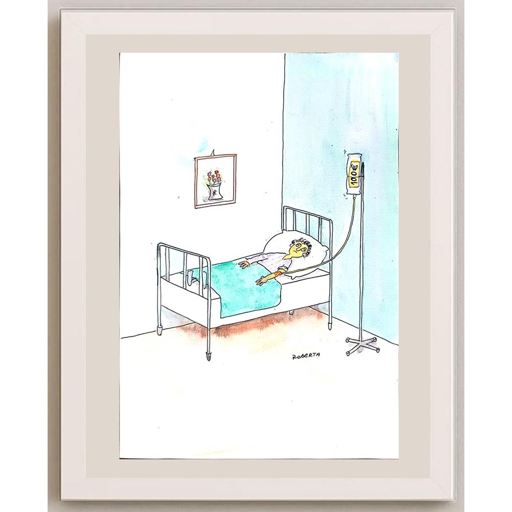 Roberta Patraşcan 29x21cm Orijinal Karikatür BOD01072