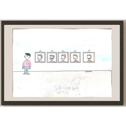 Roberta Patraşcan 29x21cm Orijinal Karikatür BOD01073
