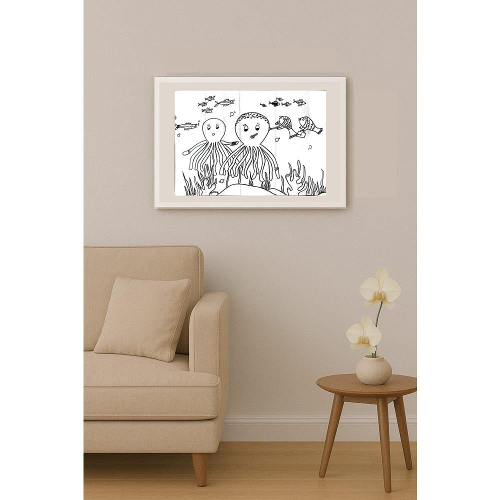 Tanakamara Nagari 29x21cm Orijinal Karikatür BOD01077