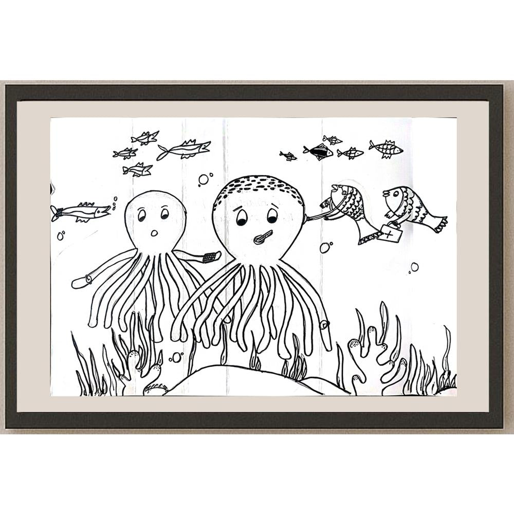 Tanakamara Nagari 29x21cm Orijinal Karikatür BOD01077