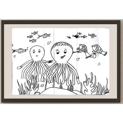 Tanakamara Nagari 29x21cm Orijinal Karikatür BOD01077
