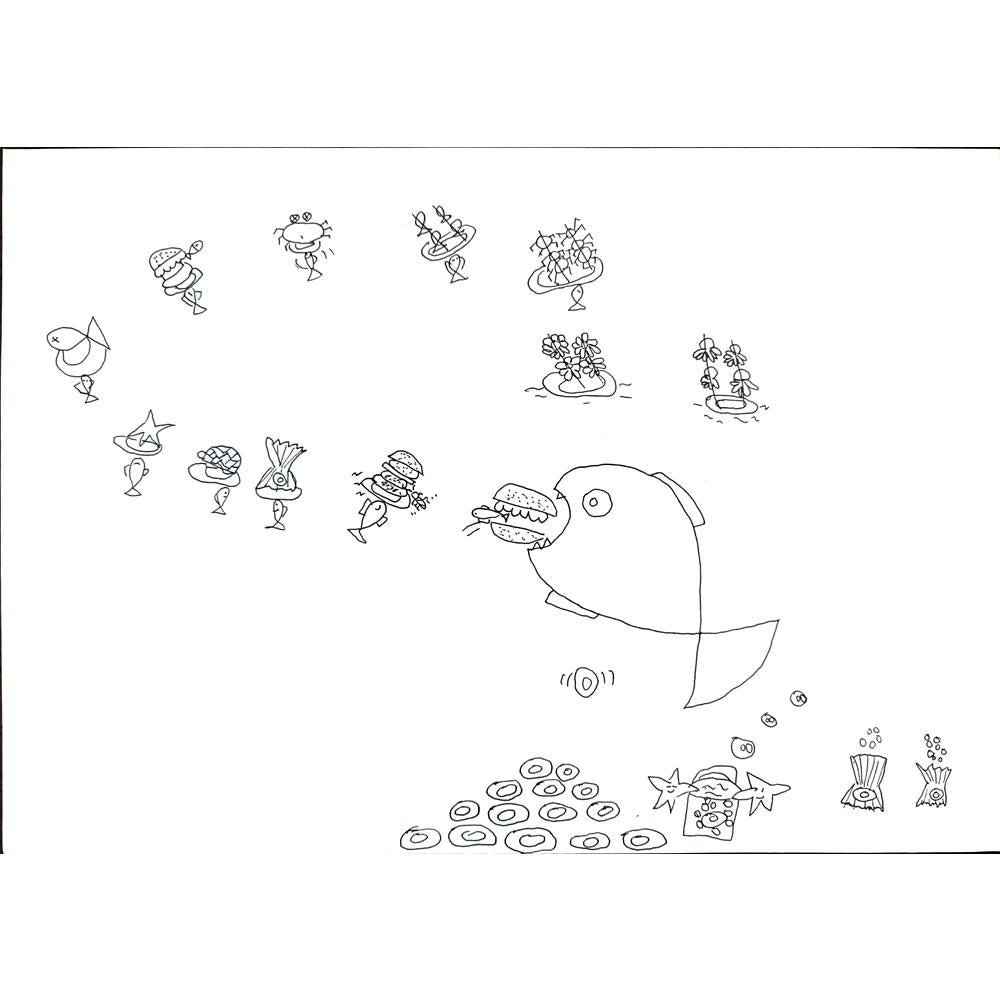 Chan Hoi Ching 29x21cm Orijinal Karikatür BOD01083