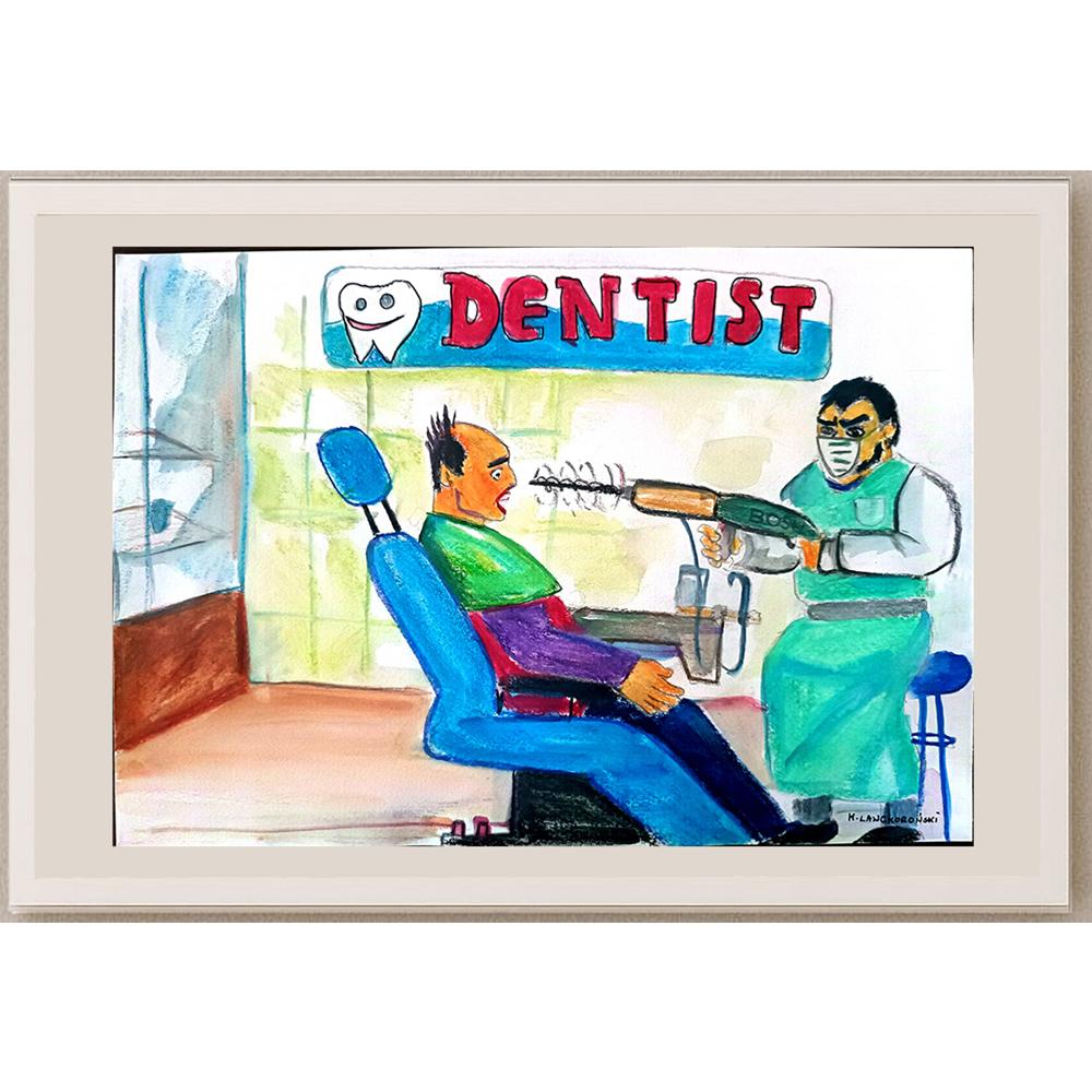 Mateusz Lanckoronski 29x21cm Orijinal Karikatür BOD01089