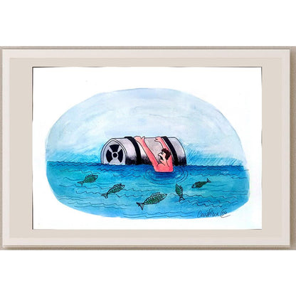 İvlia Cristina Alexandresov 29x21cm Orijinal Karikatür BOD01092