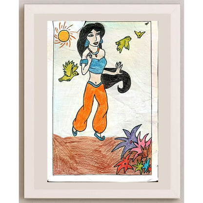 Rajitha 29x21cm Orijinal Karikatür BOD01095
