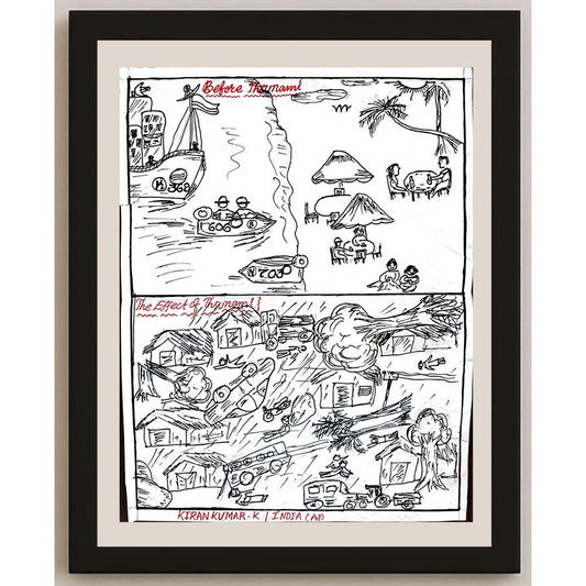 Kıran Kumar 35x27cm Orijinal Karikatür BOD01098