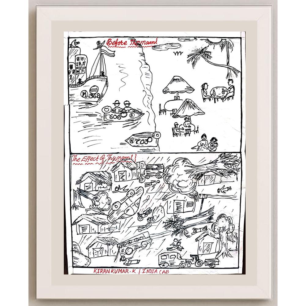 Kıran Kumar 35x27cm Orijinal Karikatür BOD01098