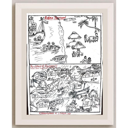Kıran Kumar 35x27cm Orijinal Karikatür BOD01098