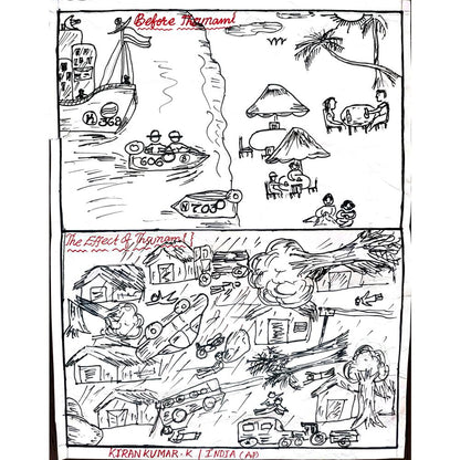 Kıran Kumar 35x27cm Orijinal Karikatür BOD01098