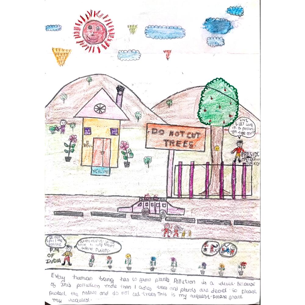 Sai Vambi Gepola Kveshna 29x21cm Orijinal Karikatür BOD01101