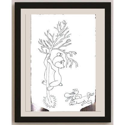 Rua Rendiva Babu 26x17cm Orijinal Karikatür BOD01105