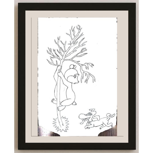 Rua Rendiva Babu 26x17cm Orijinal Karikatür BOD01105
