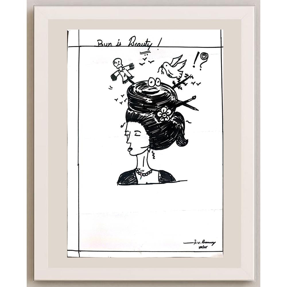 Prannoy Kumar 29x21cm Orijinal Karikatür BOD01106