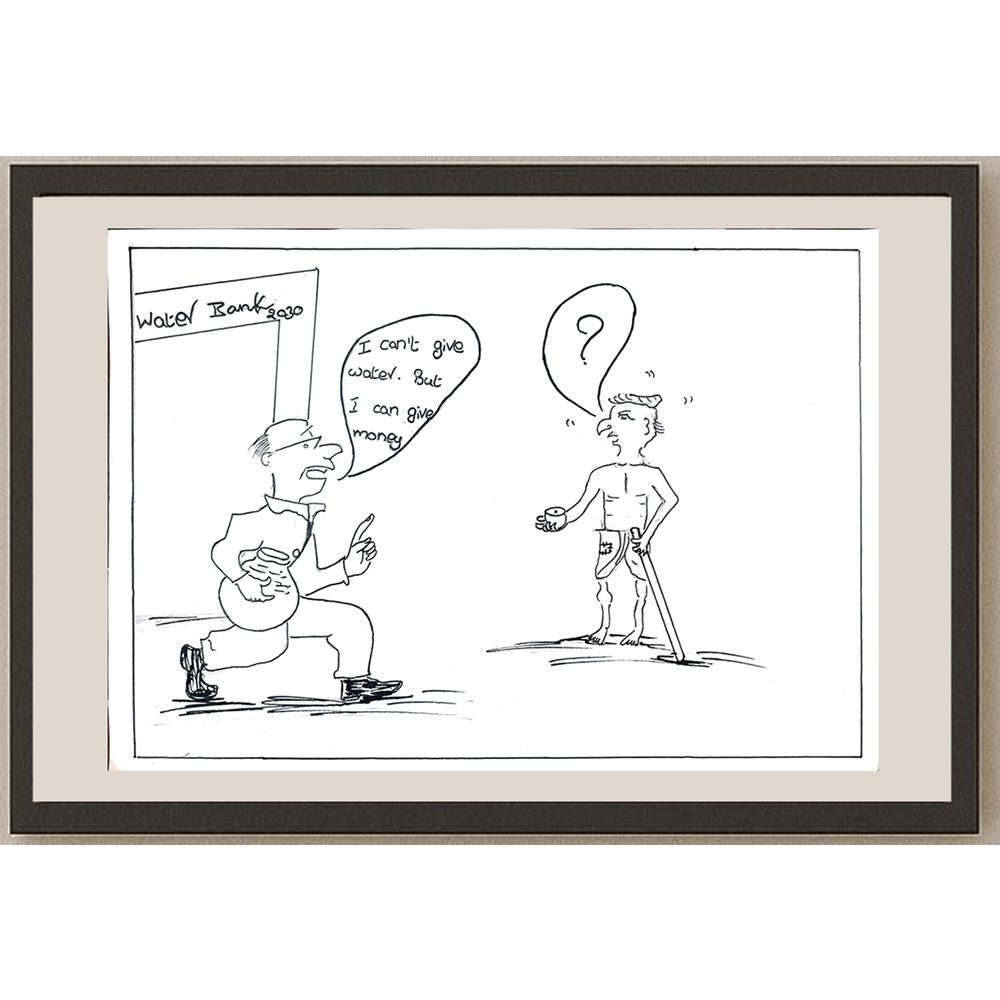 Olite Chandrattasa 29x21cm Orijinal Karikatür BOD01107