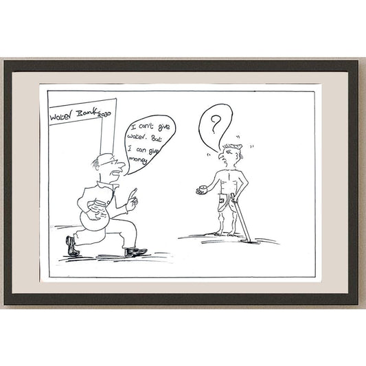 Olite Chandrattasa 29x21cm Orijinal Karikatür BOD01107