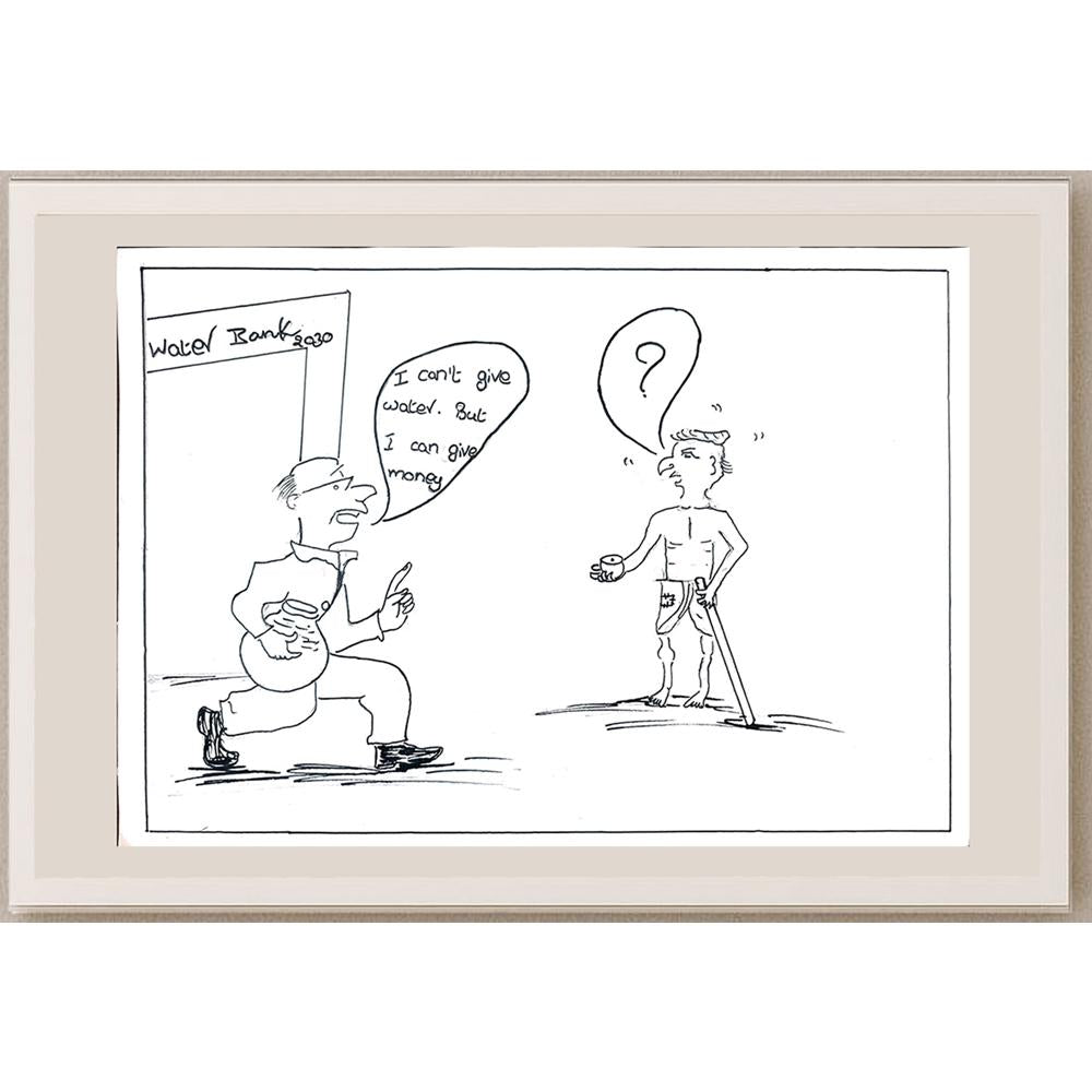 Olite Chandrattasa 29x21cm Orijinal Karikatür BOD01107