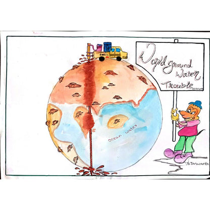 Bala Jaswamth 29x21cm Orijinal Karikatür BOD01108