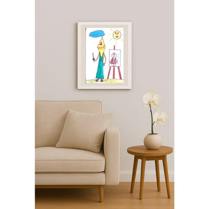 Anna Lubiejewska 29x21cm Orijinal Karikatür BOD01114