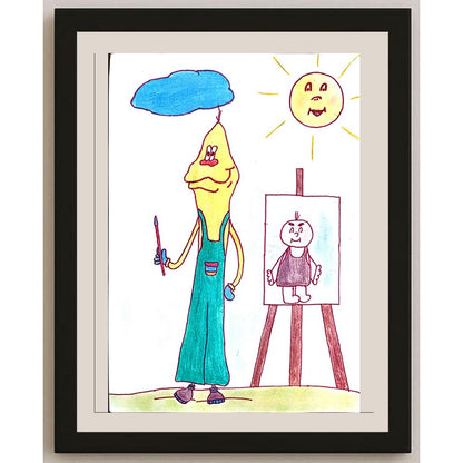 Anna Lubiejewska 29x21cm Orijinal Karikatür BOD01114