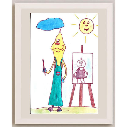 Anna Lubiejewska 29x21cm Orijinal Karikatür BOD01114