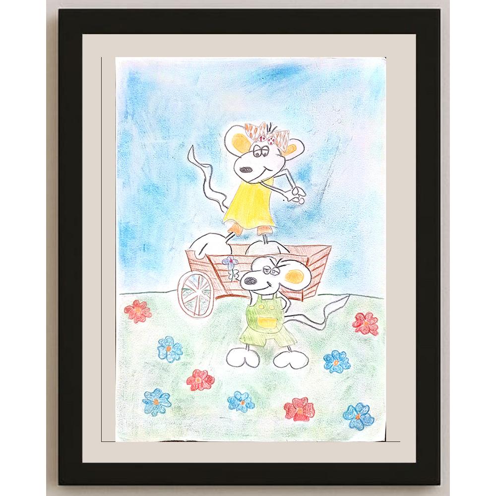 Magdelena Kepka 29x21cm Orijinal Karikatür BOD01118