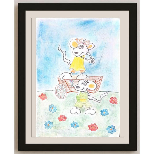 Magdelena Kepka 29x21cm Orijinal Karikatür BOD01118