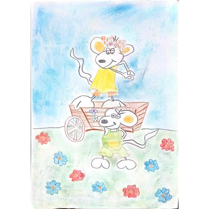 Magdelena Kepka 29x21cm Orijinal Karikatür BOD01118