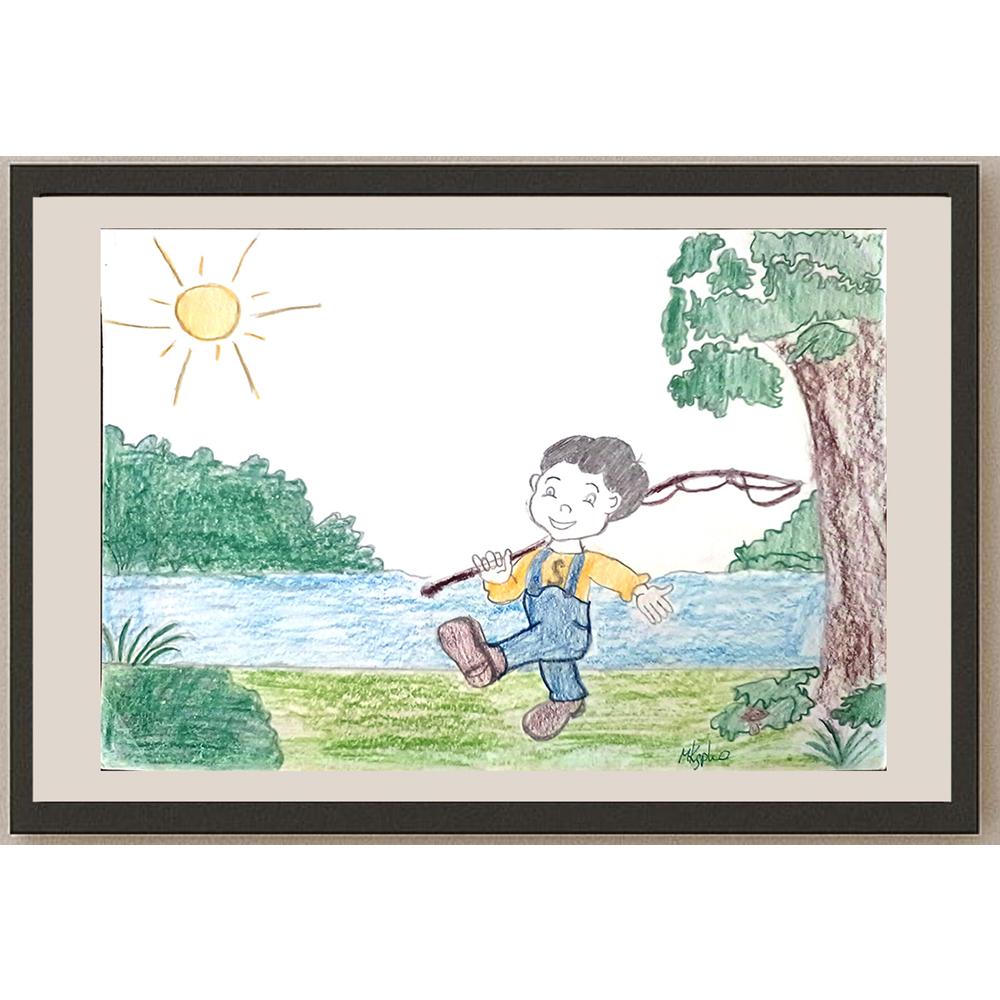 Magdelena Kepka 29x21cm Orijinal Karikatür BOD01120