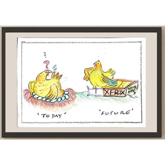 Satwik 29x21cm Orijinal Karikatür BOD01122