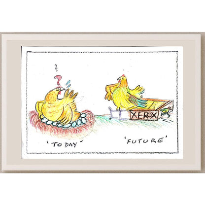 Satwik 29x21cm Orijinal Karikatür BOD01122