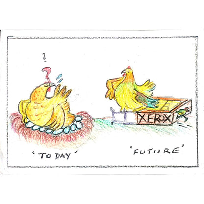 Satwik 29x21cm Orijinal Karikatür BOD01122